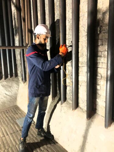 Our Team Member Doing Inspection